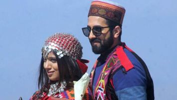 Views Pics: Ayushman Khurana & Bhumi Pednekar from the sets of Manmarziyaan