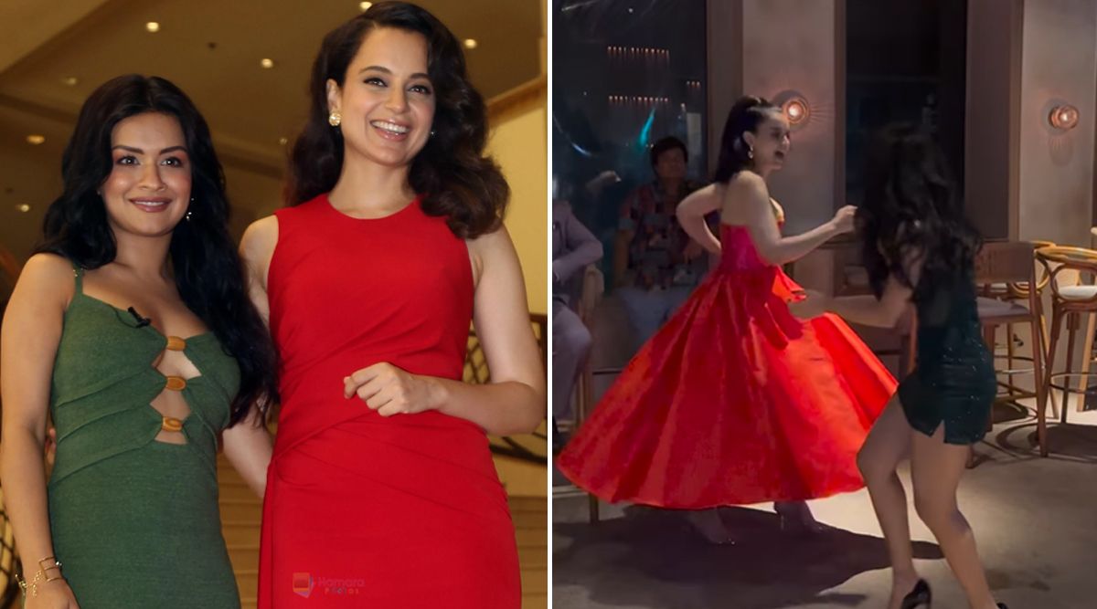 Tiku Weds Sheru Success Party: Kangana Ranaut And Avneet Kaur Sets The DANCE Floor On FIRE With Their IMPECCABLE Moves! (Watch Video)