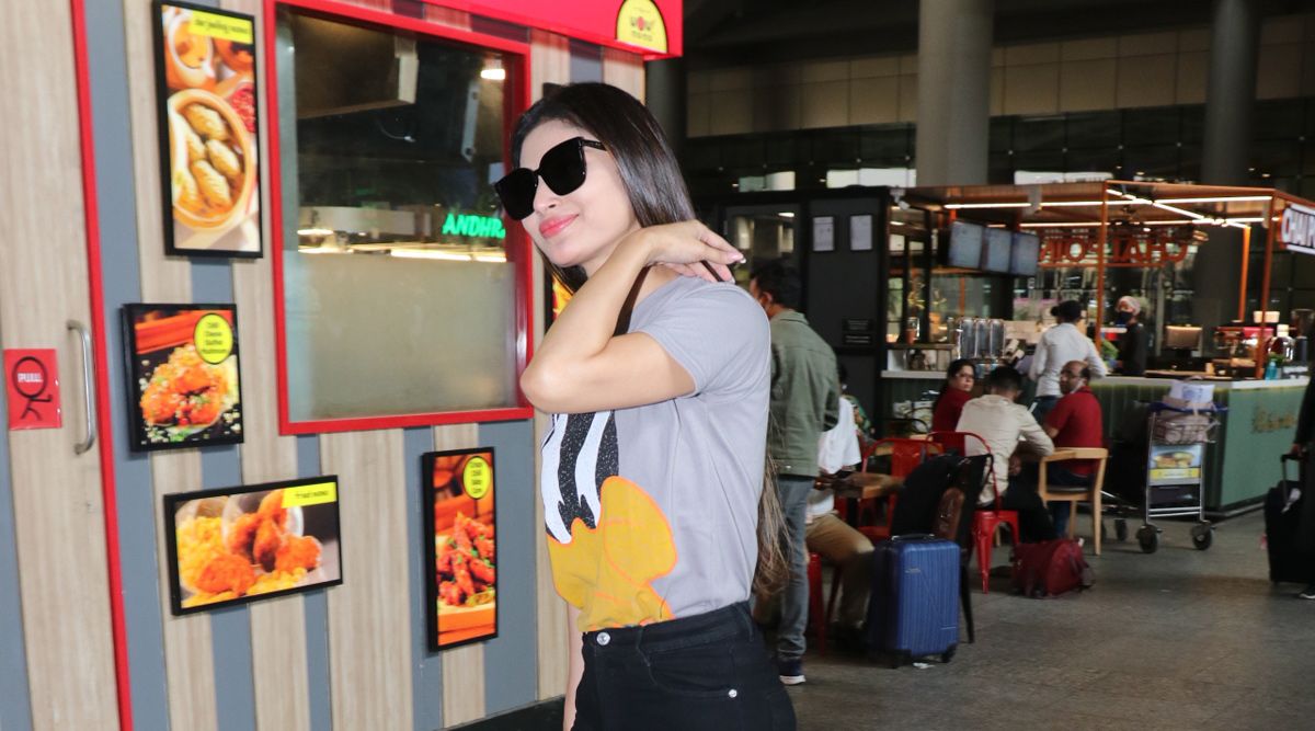 Mouni Roy looks radiant as she gets spotted at the airport