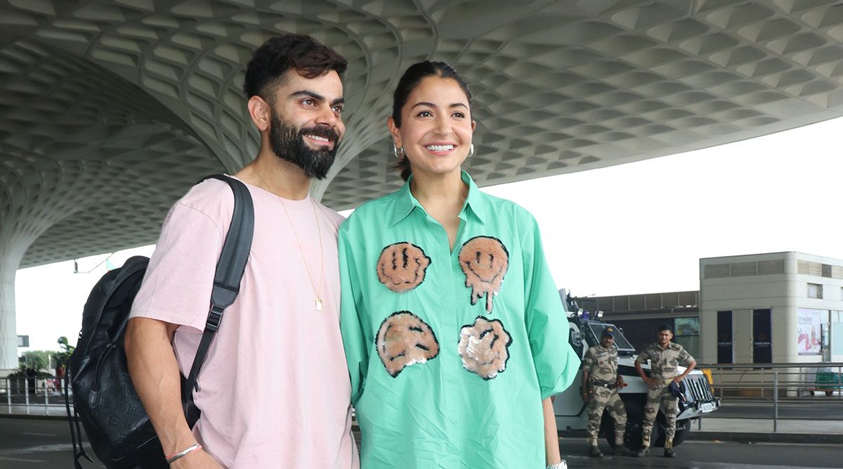 Anushka Sharma and Virat Kohli spotted at airport departure