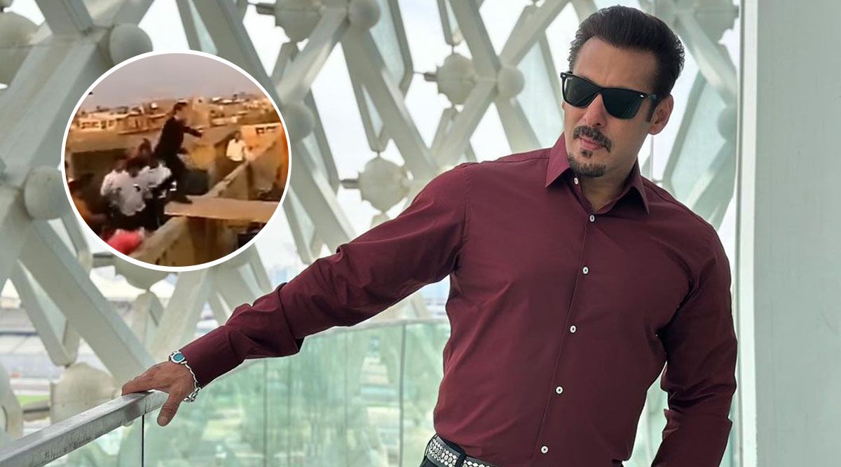 Tiger 3: Salman Khan Spotted In Black Outfit FILMING At The ROOF-TOP Of A Building (Watch Video)