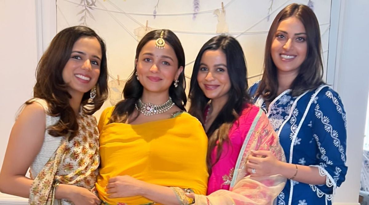 Alia Bhatt's Baby Shower! Karan Johar, Neetu Kapoor, and Anushka Ranjan at her residence for celebrations