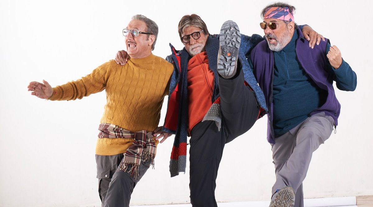 Amitabh Bachchan shares a hilarious photo with Anupam Kher and Boman Irani from the sets of their upcoming film Uunchai