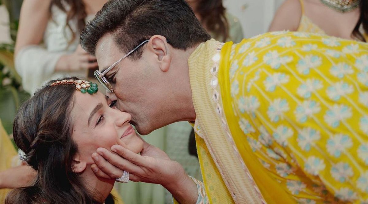 Alia Bhatt shares unseen wedding pictures to wish Karan Johar on his 50th birthday