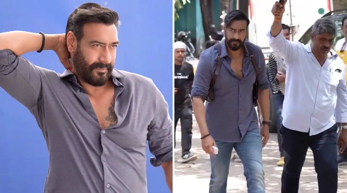 Ajay Devgn shares a BTS video from the sets of Bholaa