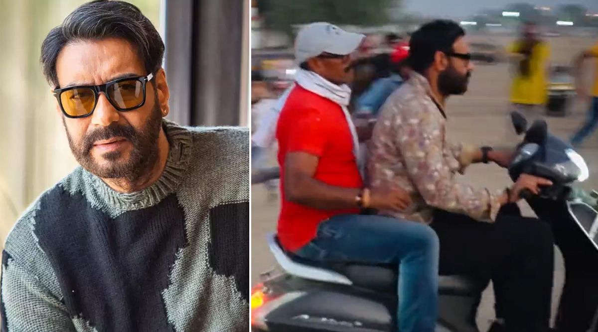 Have you Seen Ajay Devgan Riding Scooter, On The Set Of 'Bholaa'; Watch the video here!