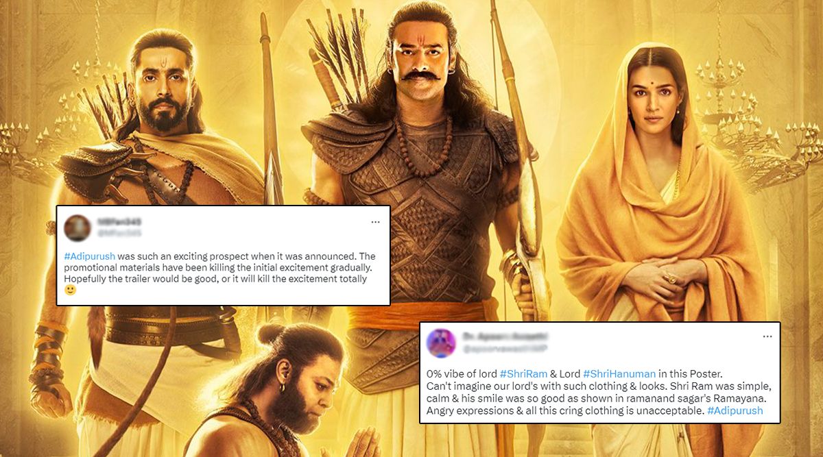 Adipurush Poster: Netizens BASH Makers Of Prabhas Starrer Film For Wrongly Showing The Characters And Bad VFX (View Tweets)