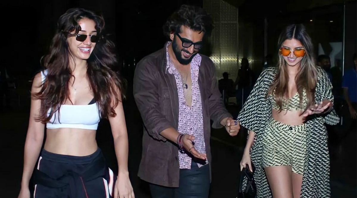 Arjun Kapoor, Disha Patani and Tara Sutaria papped at Mumbai airport; Trio spotted post ‘Ek Villain Returns’ promotions