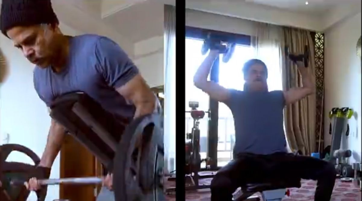 Anil Kapoor shares a video of his workout and reveals his fitness mantra