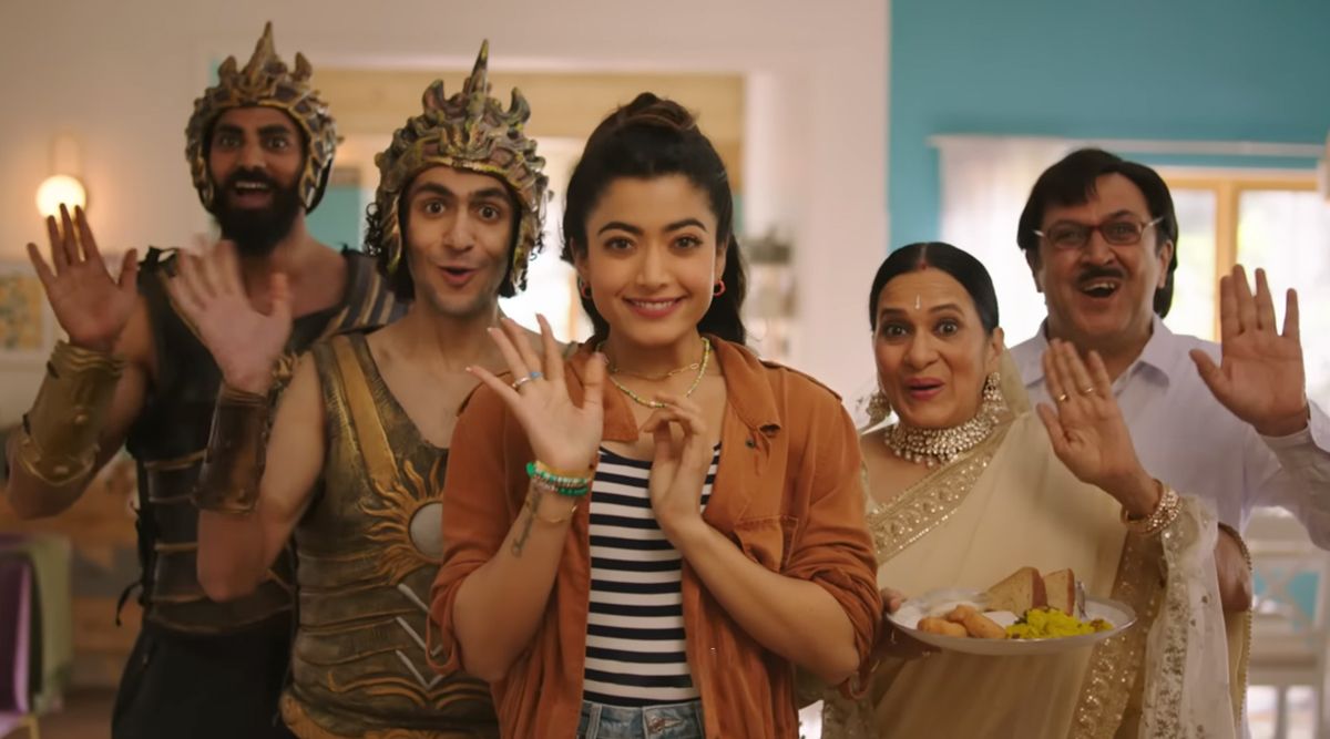 In Agoda's latest brand campaign, Rashmika Mandanna takes a trip with her 'Reel Family'