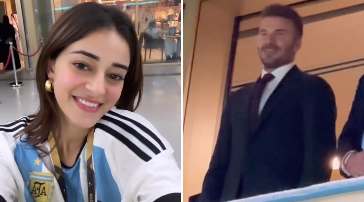 FIFA World Cup 2022: Ananya Panday has a beautiful fangirl moment with David Beckham