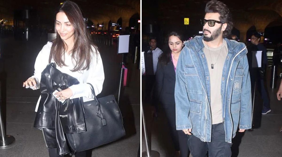 Arjun Kapoor And Malaika Arora Jet Off For A Vacation; Fans Can’t Get Over Her NO MAKE-UP' Look