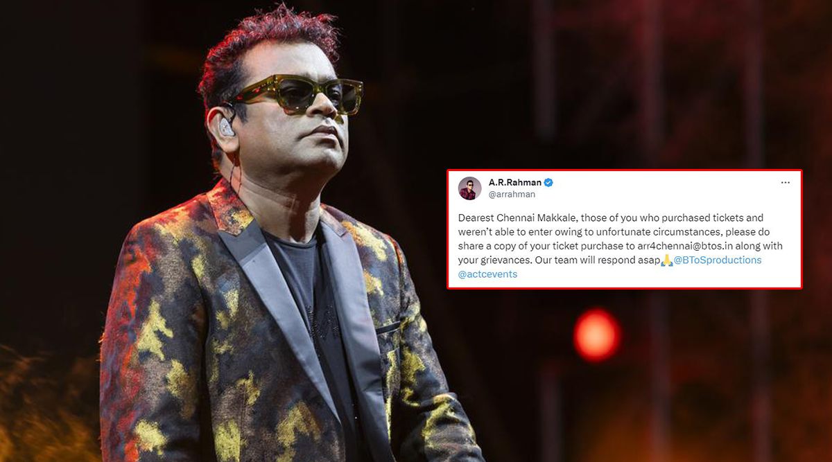 A R Rahman FINALLY Addresses His Disastrous Concert In Chennai Amid Extreme BACKLASH (View Post)