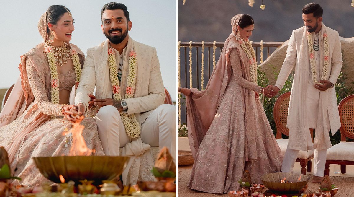 MARRIED! Athiya Shetty & KL Rahul DROP pictures from their intimate & beautiful wedding ceremony as husband & wife; See pictures!