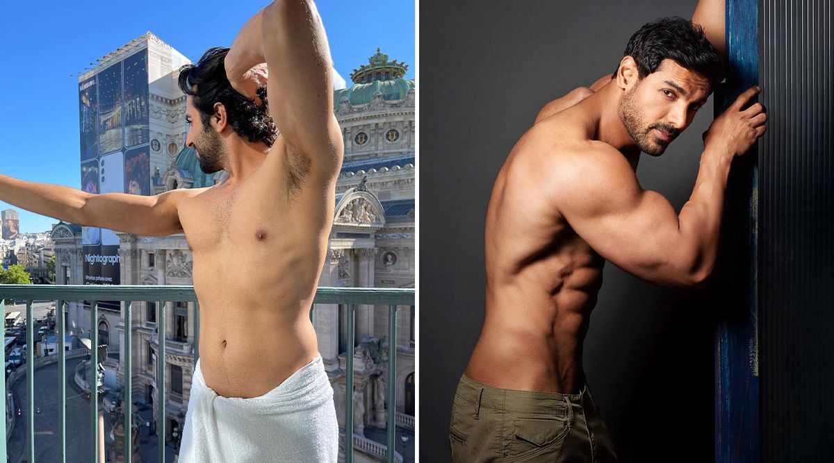 Double trouble You'll drool at the sight of Ayushmann Khurrana and John Abraham showing their toned abs in shirtless photos