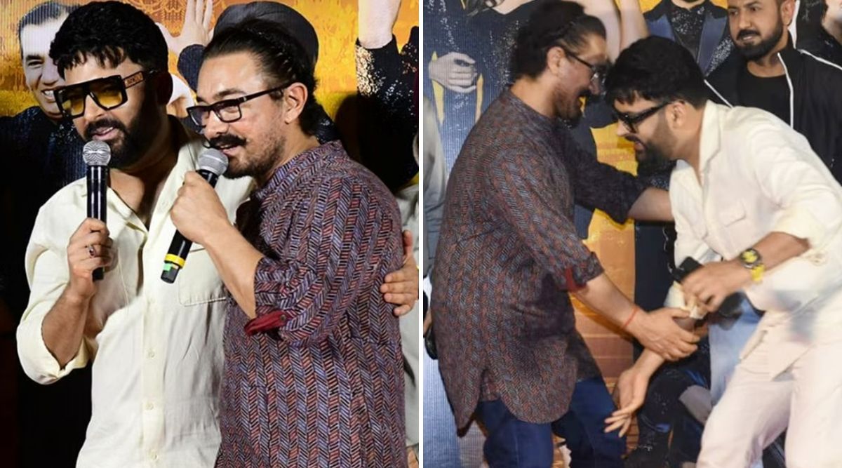 Carry On Jatta 3: What! Comedian Kapil Sharma Touches Aamir Khan’s Feet (Watch Video)