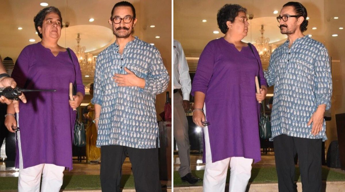 Aamir Khan And Reena Dutta SPOTTED Together First Time In Years; Pose For Paparazzi! (Watch Video)