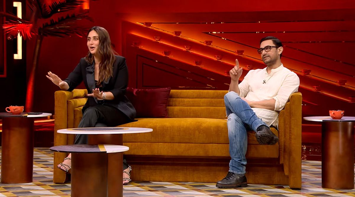 Bebo with Aamir Khan on the ‘Koffee’ couch promo video shows her taunting Aamir
