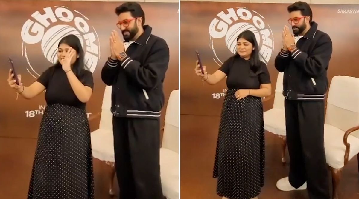 Ghoomer: Abhishek Bachchan’s Heartwarming Gesture For A Journalist Will Melt Your Hearts (Watch Video)