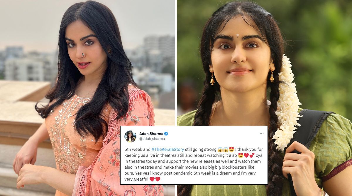 Adah Sharma Asks Fans To Support Other New Films Just Like They Loved ‘The Kerala Story’ (View Tweet)