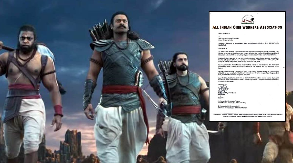 Adipurush: AICWA REQUESTS PM Modi To Ban Film For 'DEFAMING Image Of Lord Ram, Lord Hanuman'