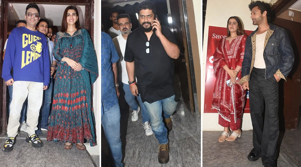 Adipurush Screening: Check Out How Kriti Sanon, Om Raut, Nupur Sanon, Stebin Ben And Others Grace The Event