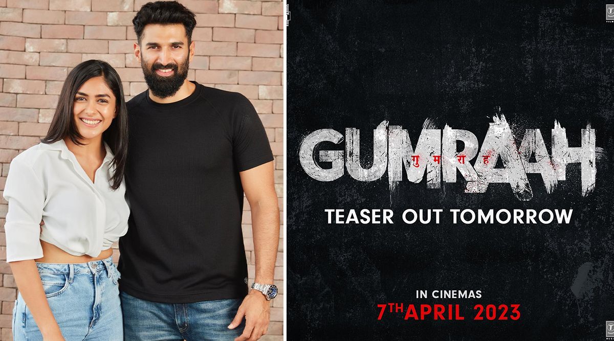 Gumraah: Aditya Roy Kapur and Mrunal Thakur starrer film’s TEASER to be UNVEILED tomorrow; Read to know more!