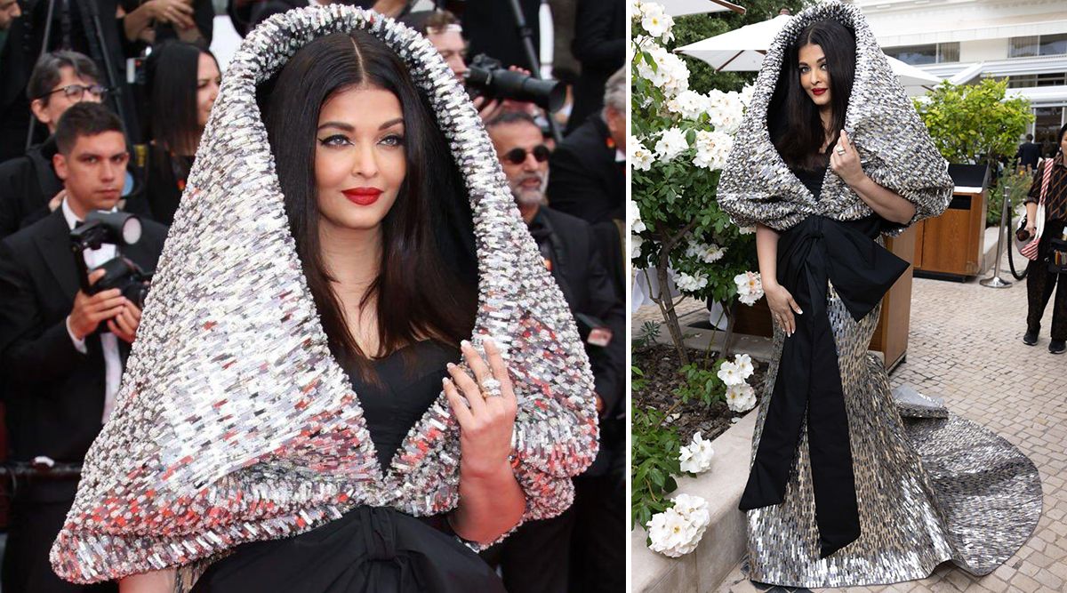 Cannes 2023: Beauty Queen Aishwarya Rai Bachchan Gets The Title Of ‘GODDESS’ By Netizens As She Gift Wraps Herself In A Silver Shimmery Outfit  (View Tweets)