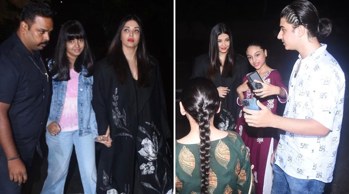 Cannes 2023: Aishwarya Rai Bachchan Gets MOBBED At Mumbai Airport; Aaradhya Bachchan Demonstrates Graceful Composure In The Face Of Chaos (Watch Video) 