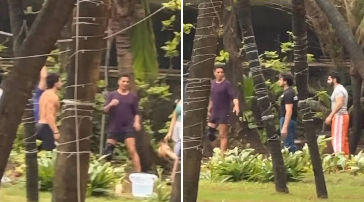 Akshay Kumar, Varun Dhawan And Tiger Shroff Playing Volleyball Is The Most TRENDING THING On the Internet Today! (Watch Video)