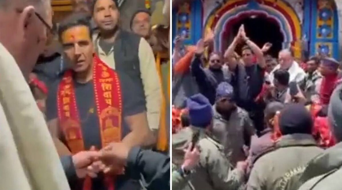 Amazing! Akshay Kumar Seeks Blessings At Kedarnath Temple, Greets Fans (Watch Video)