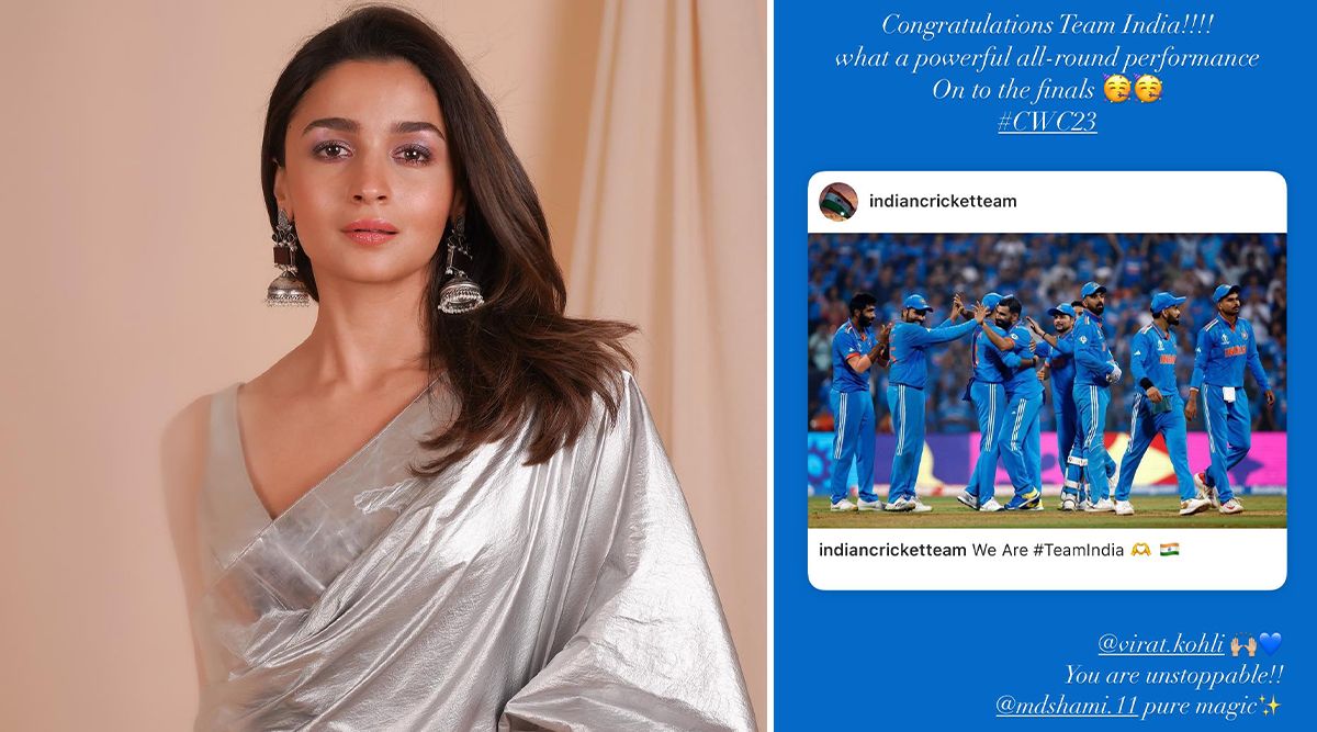  Alia Bhatt Hails India After Historic Win At WC Semi-Finals: What A Powerful All-Round Performance