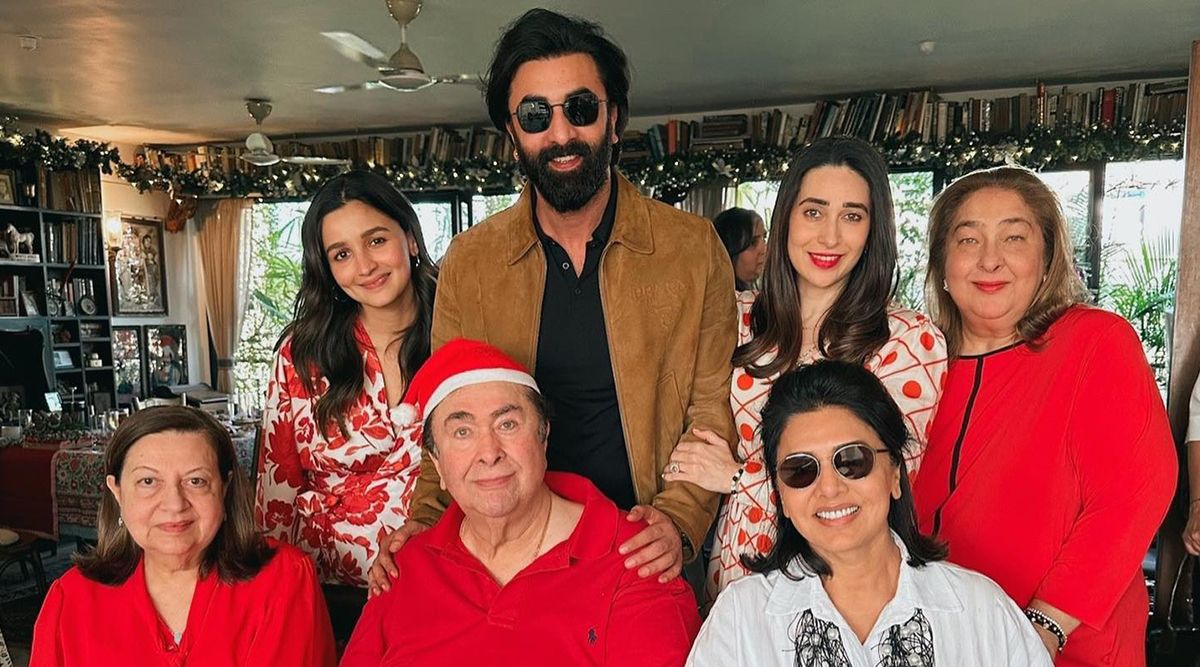 Alia Bhatt had a special GUEST at the Kapoor family gathering! Click here to know who that person was?