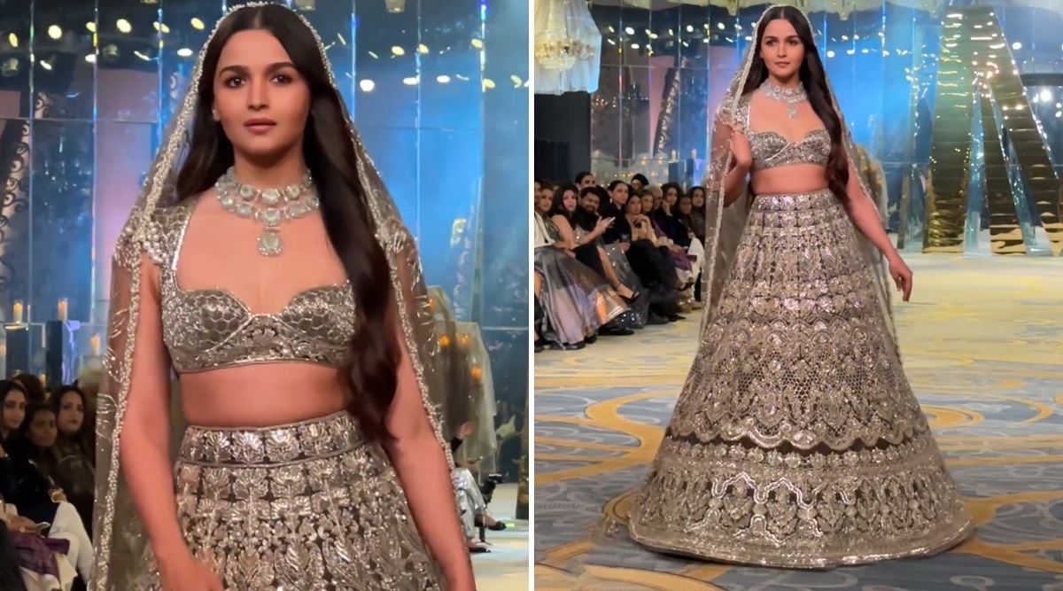 Alia Bhatt Looks UNCOMFORTABLE As She Walks The Ramp For Manish Malhotra Bridal Couture Show, Say Fans -Here's Why! (Watch Video)