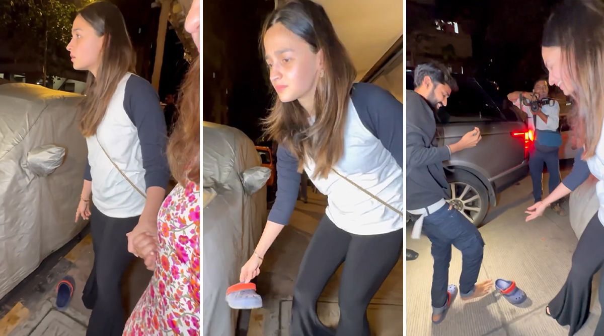Aww... Alia Bhatt's Helping Cameraman Find LOST SLIPPER Is The HUMBLE THING On The Internet Today! (Watch Video)