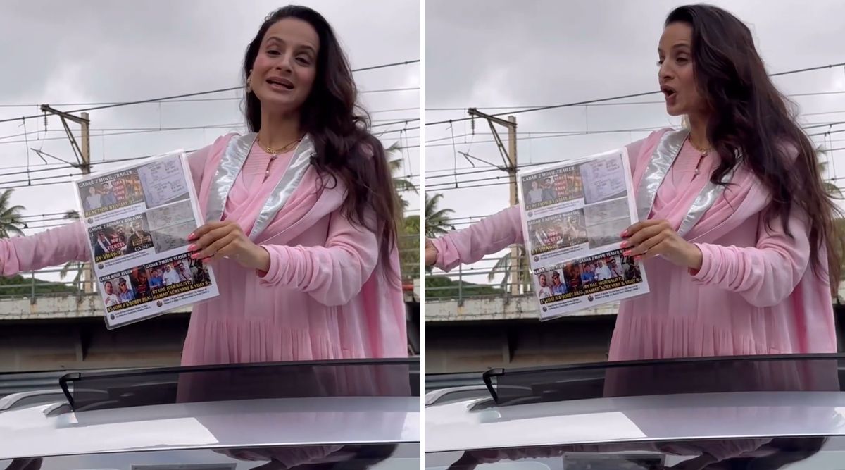 Gadar 2: Ameesha Patel Beams With Pride As Fans Gift Her 22 - Year Old Treasured Ticket Of ‘Gadar: Ek Prem Katha’! (Watch Video)