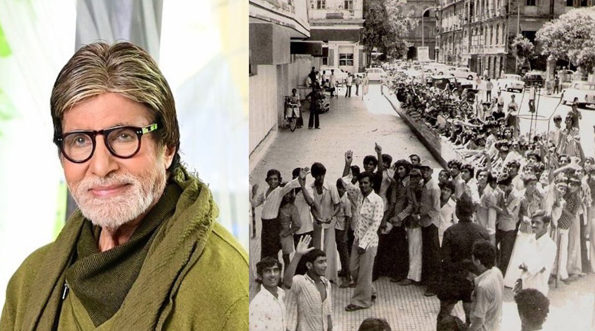 ‘Kya din the wo bhi’, says Amitabh Bachchan as he shares a pic of mile-long queue for his film Don