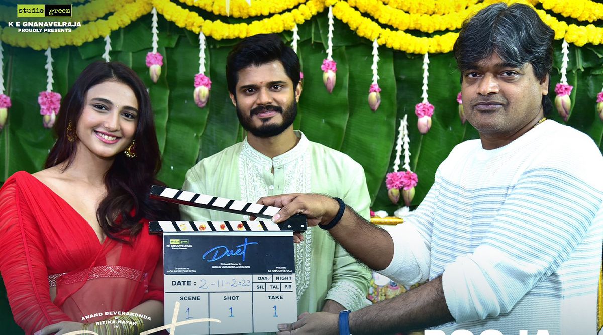 Anand Deverakonda's Next Film 'Duet' Begins With A Pooja Ceremony!