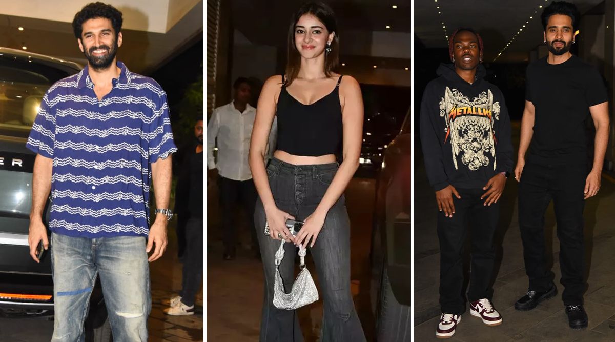 Rumored couple Ananya Panday-Aditya Roy Kapur and others join Jackky Bhagnani’s party, hosted for singer Ckay