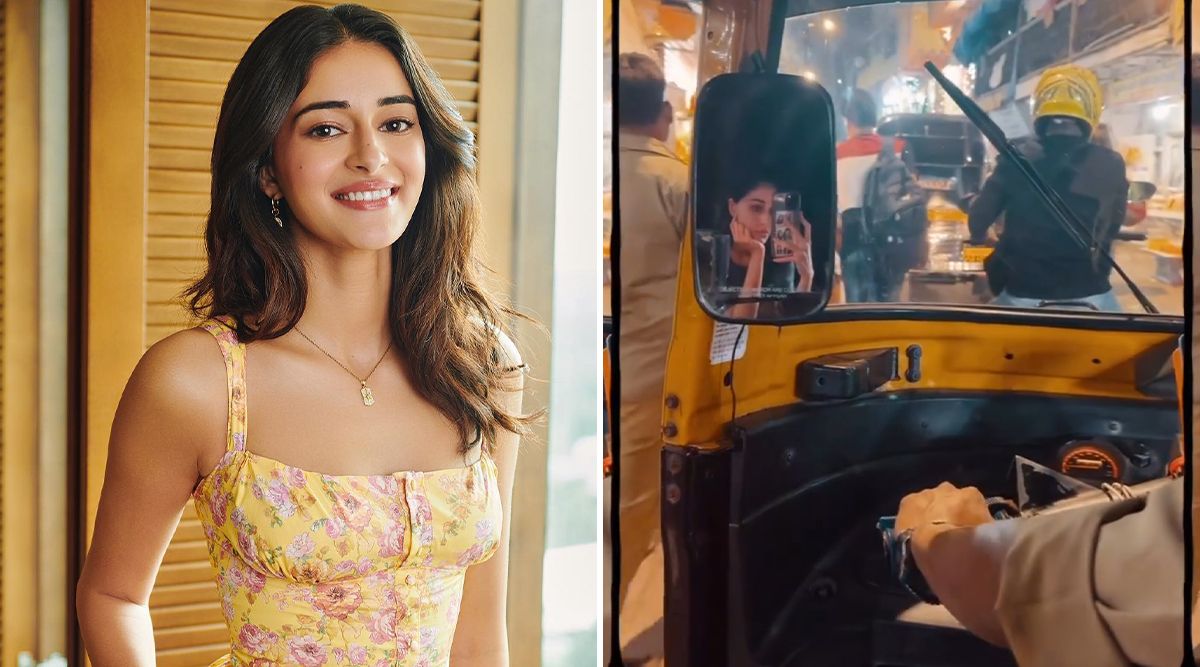 OMG! Ananya Panday's Surprising Move Of LEAVING Luxury Behind, Takes Mumbai By Storm With AUTO RIDE Picture! (View Pic)