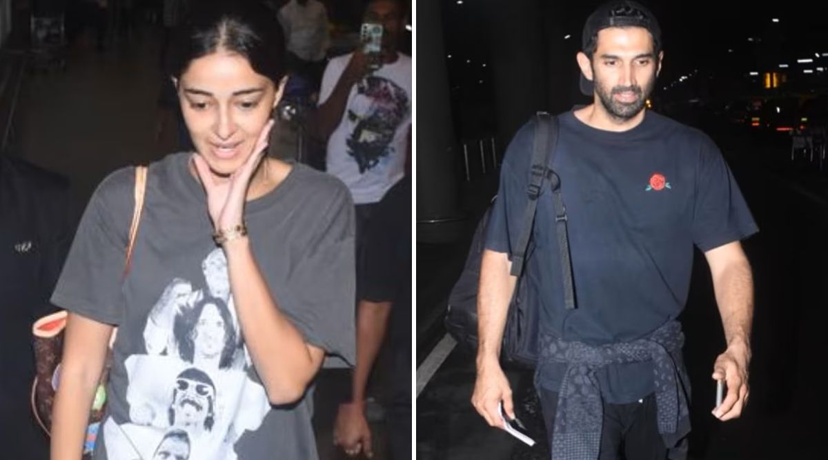 Ananya Panday And Aditya Roy Kapur, Rumoured Couple Back To Mumbai From BAECATION (Watch Video)