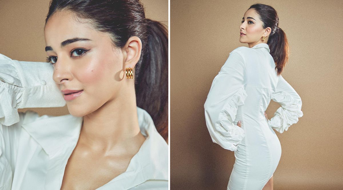 Ananya Panday’s Rs.11,200 white shirt dress is a statement, to say the least