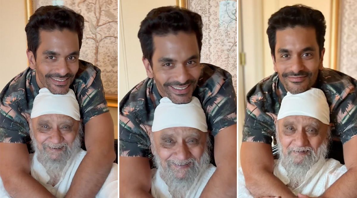 Angad Bedi has an adorable moment with his father; Neha Dhupia and Vicky Kaushal react to his video
