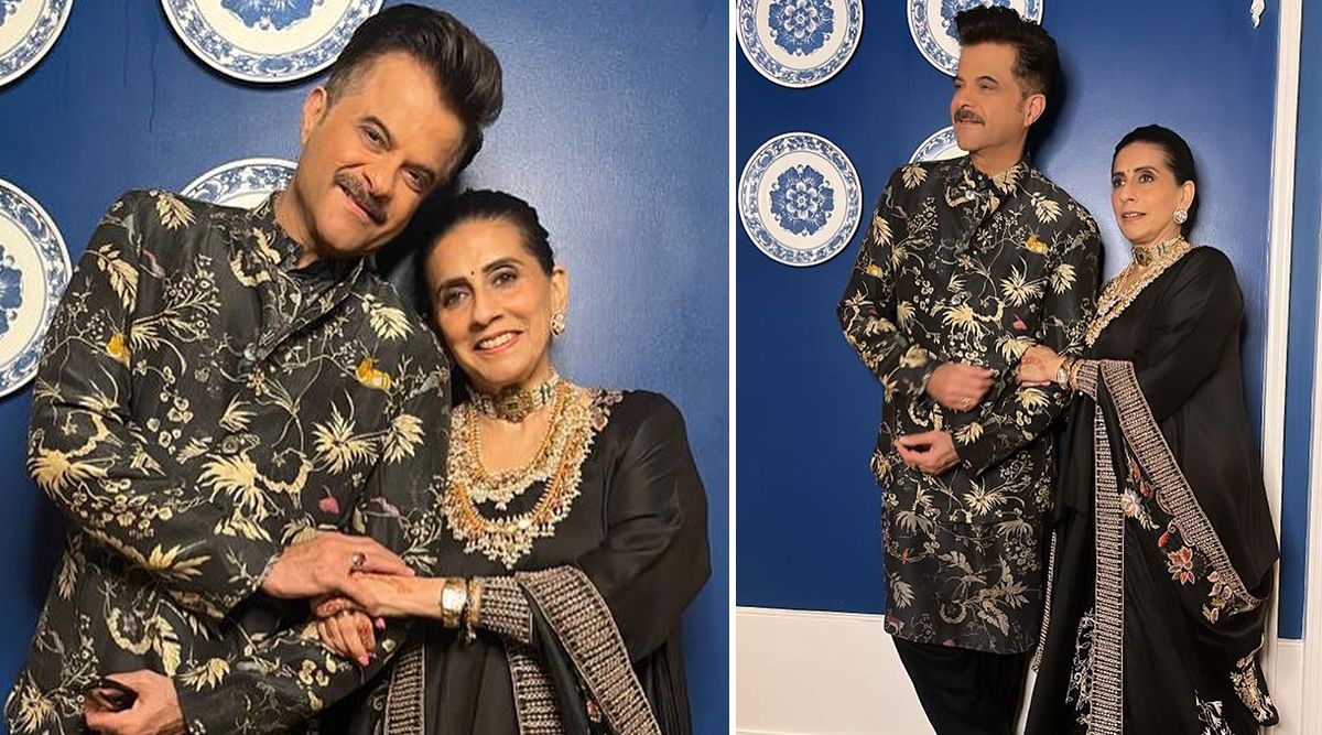 How ADORABLE! Anil Kapoor and wife Sunita Kapoor are twinning in black outfits! See post!