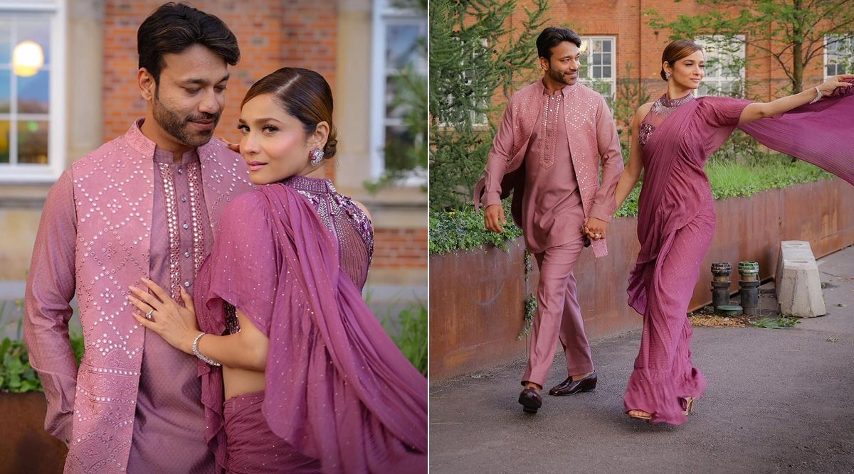 Aww! Ankita Lokhande And Vicky Jain Look Like A POWER COUPLE As They Twin In Pink! (View Pics)