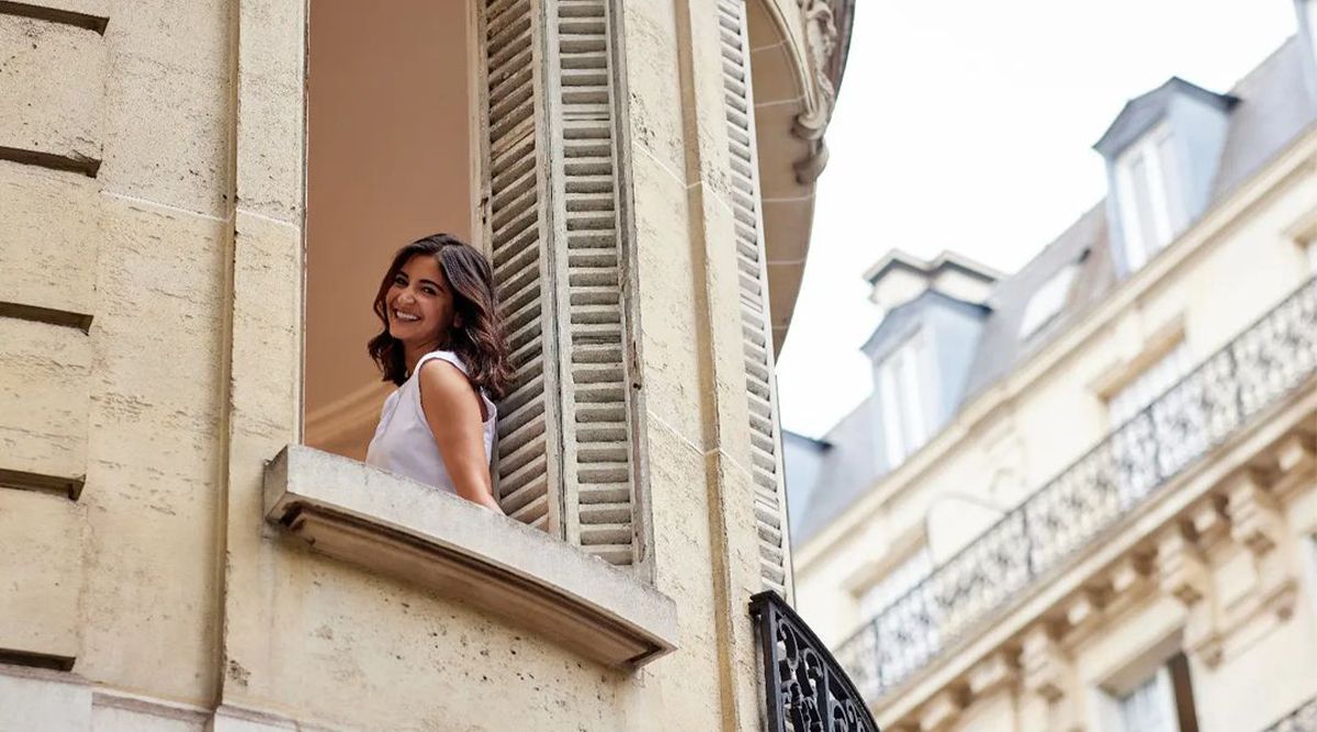 'Mere samne waali khidki mein': Anushka Sharma is a happy vision at her Parisian window