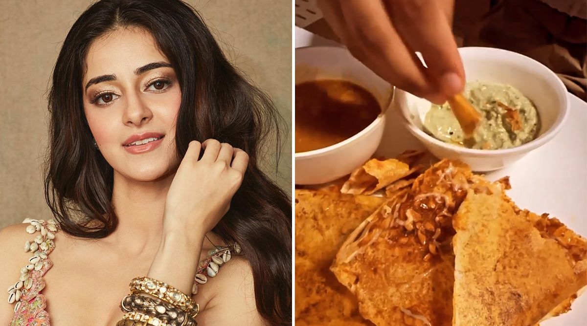 Ananya Panday indulges her inner foodie by eating ‘schezwan cheese dosa’ and ‘paneer hungama.’ Take A Look At Her Instagram Stories, will make your mouth water