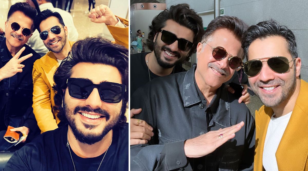 Arjun Kapoor POSTS pictures with Anil Kapoor & Varun Dhawan as they fly to ring in the New Year together!