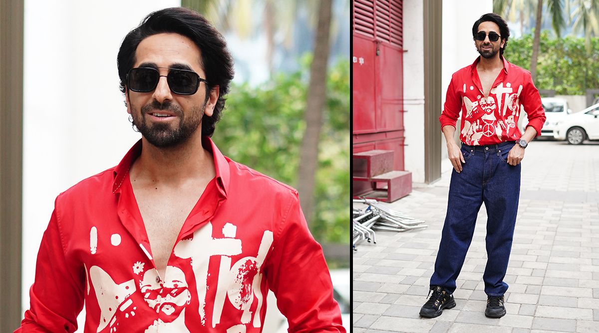 Today, Ayushmann Khurrana and director Anirudh Sharma were spotted at the Tseries office promoting their upcoming movie, "An Action Hero."