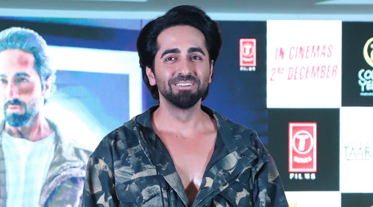 Ayushmann Khurrana Was Seen At Thakur College Mumbai, While Promoted His Movie "An Action Hero"